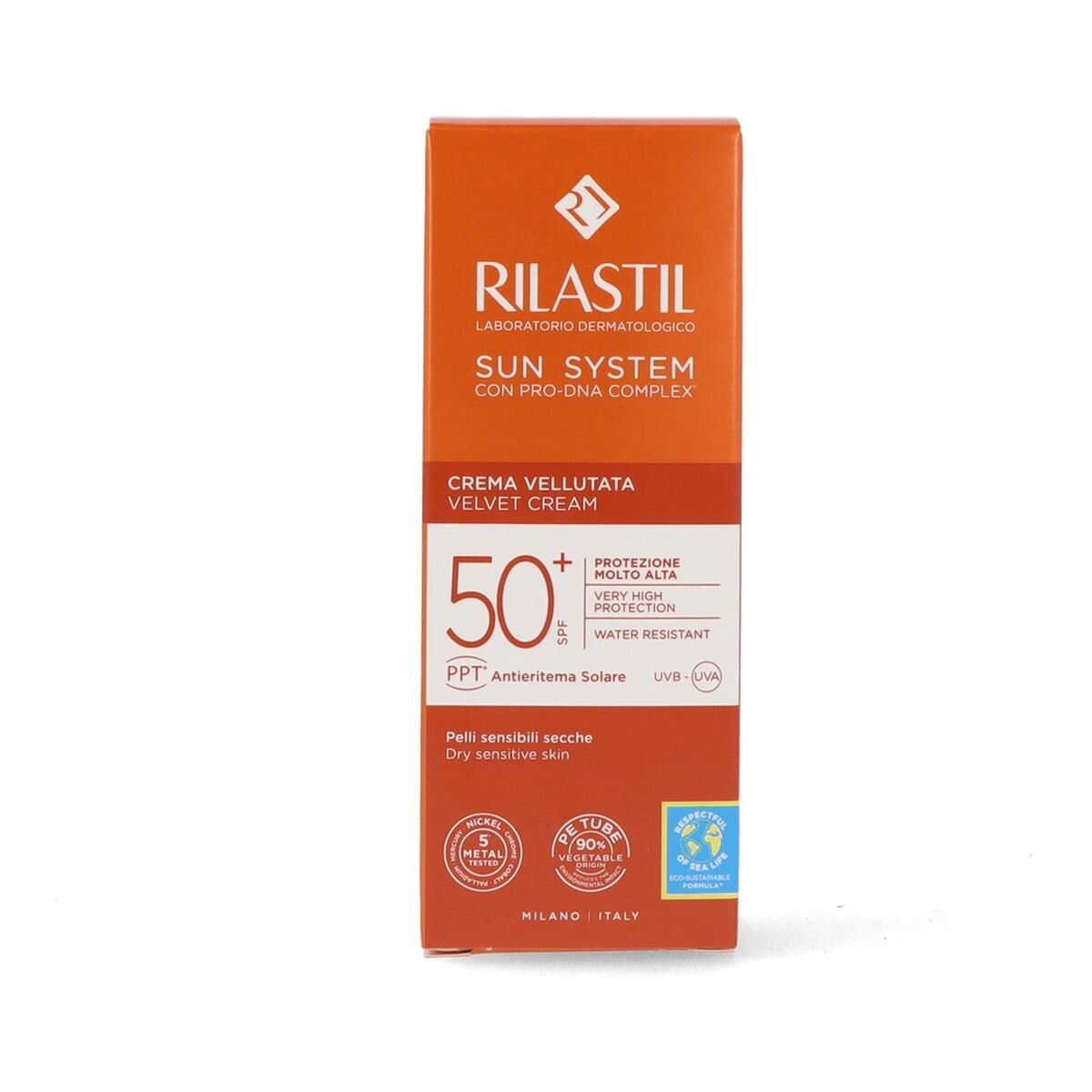 Solskydd med färg Rilastil Sun System Spf 50+ 50 ml